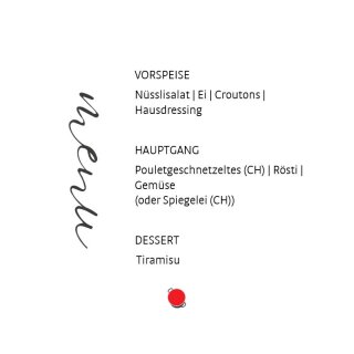 10 Menu 28. Oktober